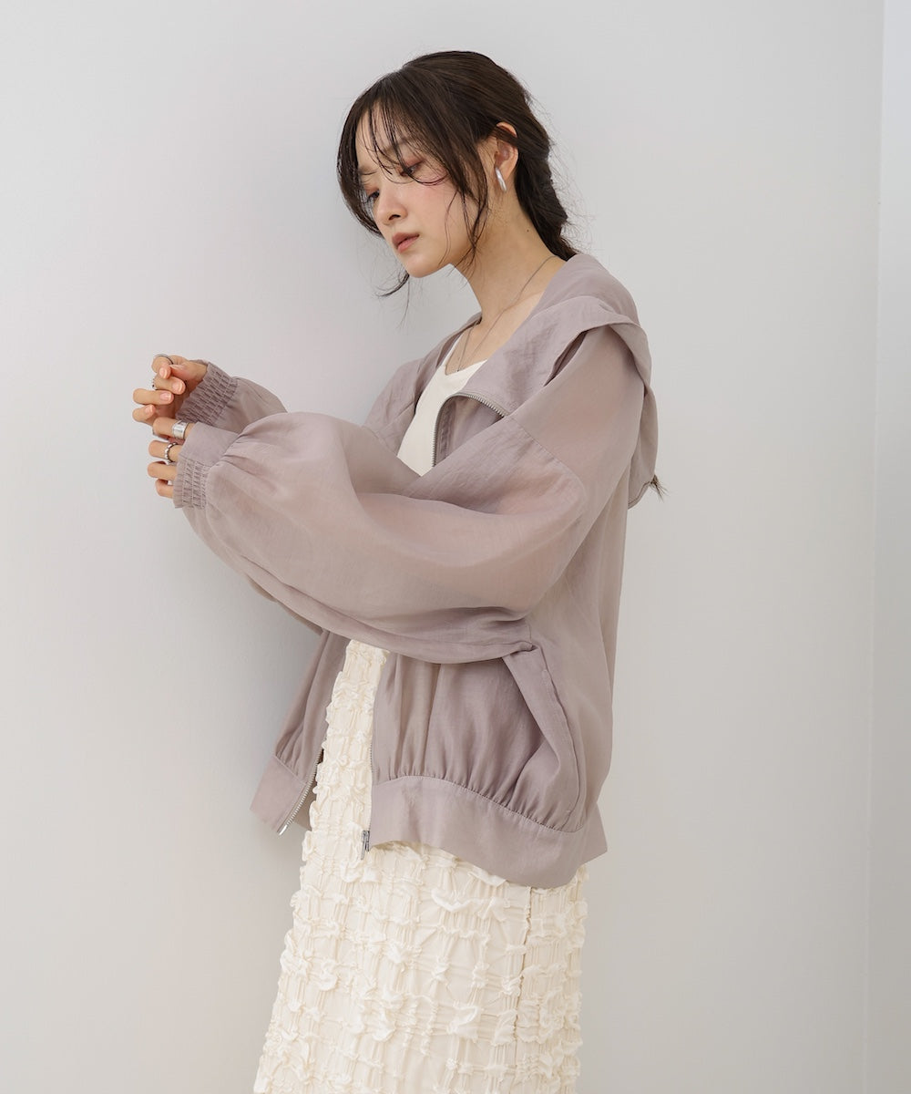 NEW】フード付きシアーパーカー – Bab