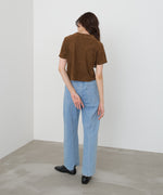 ライトスエード半袖メロウシャツ