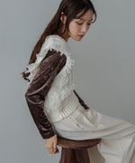 フリンジバルキーニットベスト