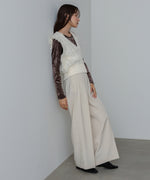 フリンジバルキーニットベスト