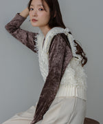 フリンジバルキーニットベスト