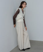 フリンジバルキーニットベスト