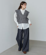 フリンジバルキーニットベスト