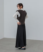 フリンジバルキーニットベスト