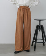 スエードライクイージーパンツ