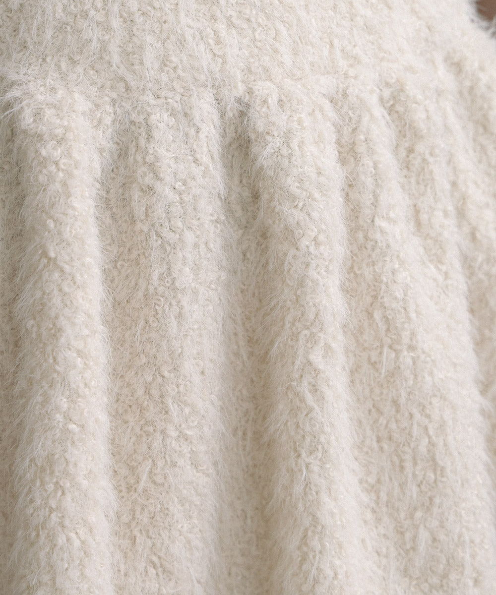 ブークレーシャギー ペプラムキャミソール