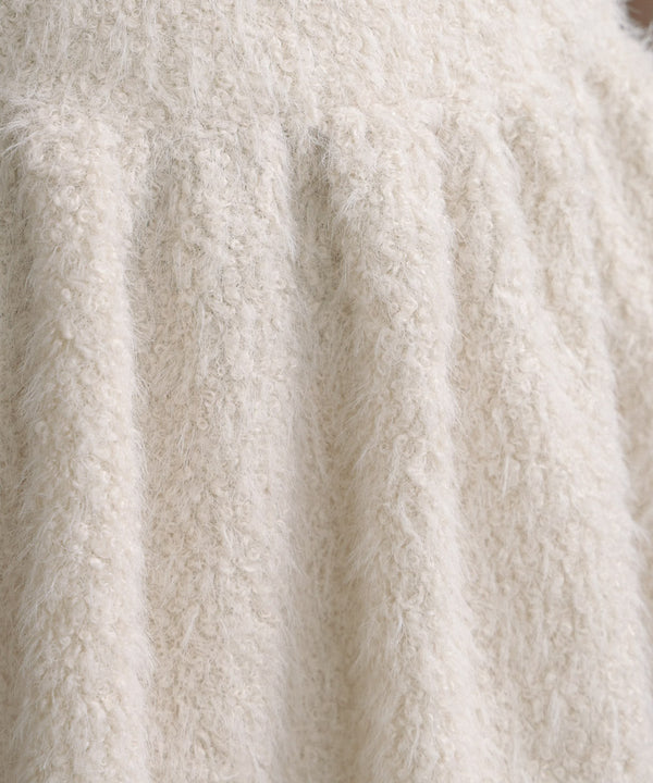 ブークレーシャギー ペプラムキャミソール