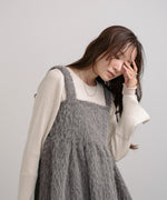 ブークレーシャギー ペプラムキャミソール