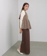 ブークレーシャギー ペプラムキャミソール