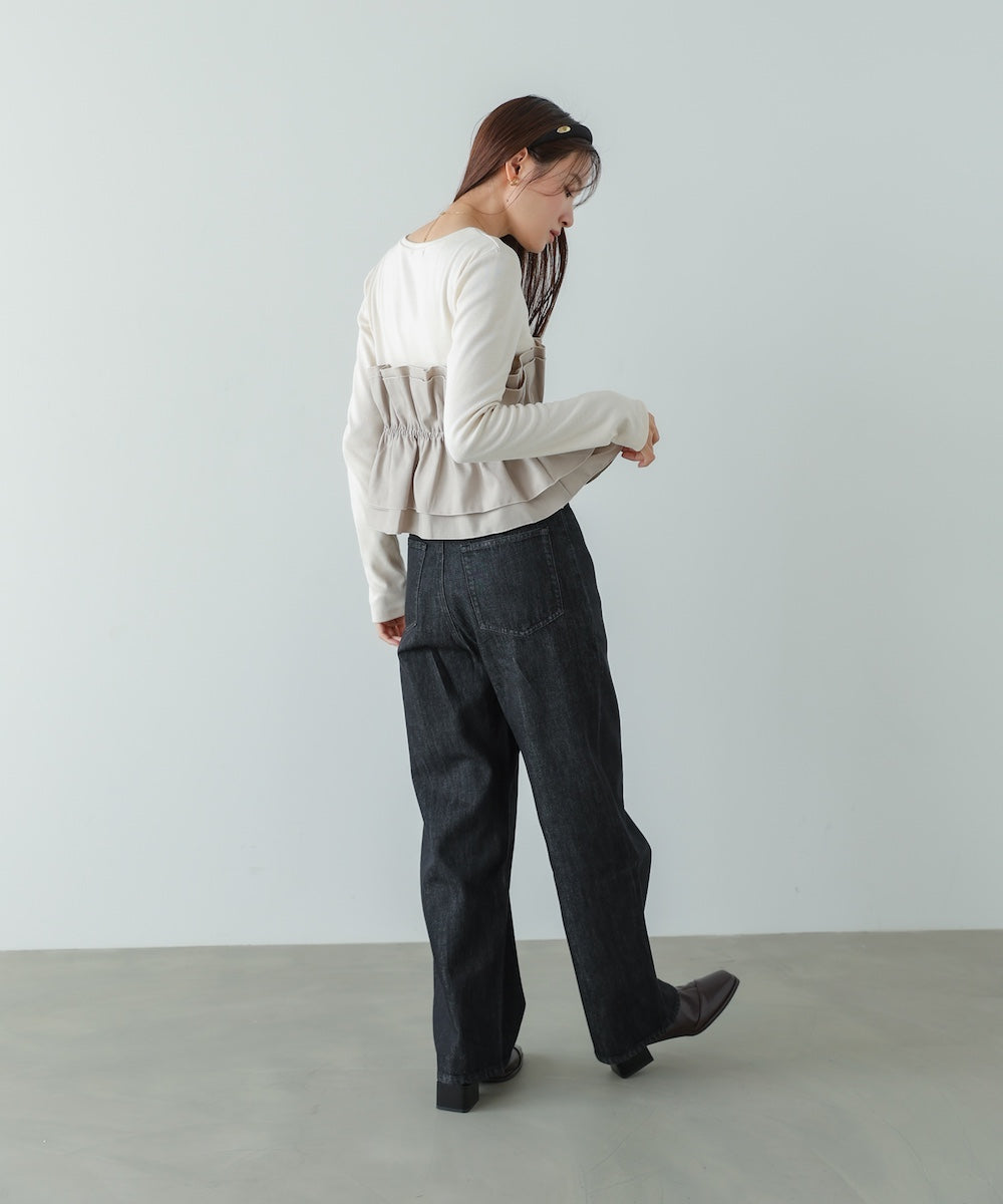 ビスチェ風レイヤードロンＴ