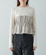 ビスチェ風レイヤードロンＴ