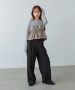 ビスチェ風レイヤードロンＴ