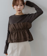 ビスチェ風レイヤードロンＴ