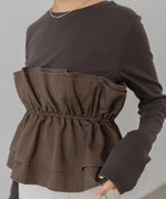 ビスチェ風レイヤードロンＴ