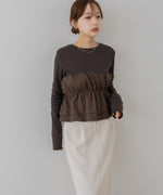 ビスチェ風レイヤードロンＴ