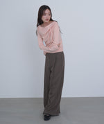 クロスドレープニットプルオーバー