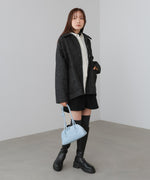 ヘリンボーンツイードカバーオールジャケット