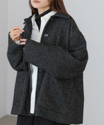 ヘリンボーンツイードカバーオールジャケット