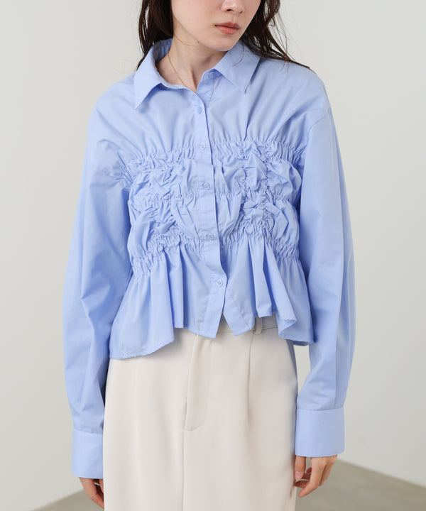 ホイップシャーリングブラウス