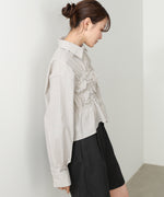 ホイップシャーリングブラウス