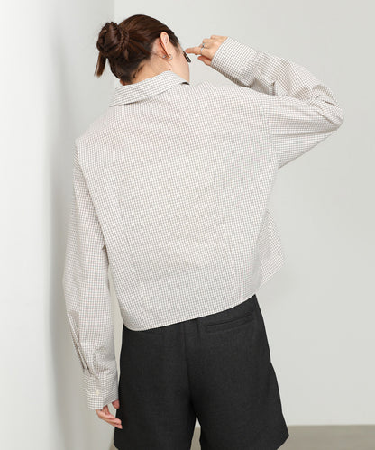 ホイップシャーリングブラウス