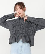 ホイップシャーリングブラウス