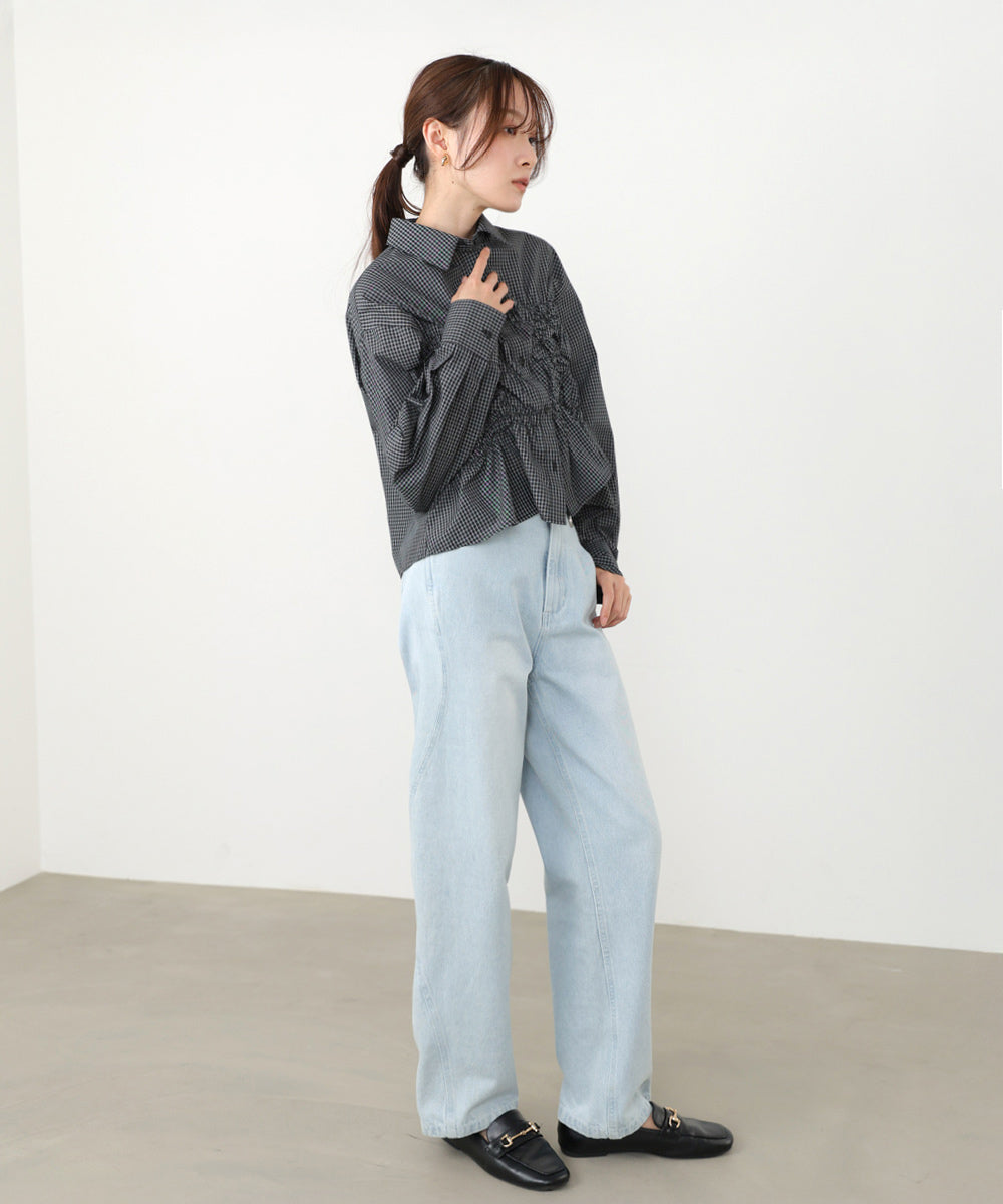 ホイップシャーリングブラウス