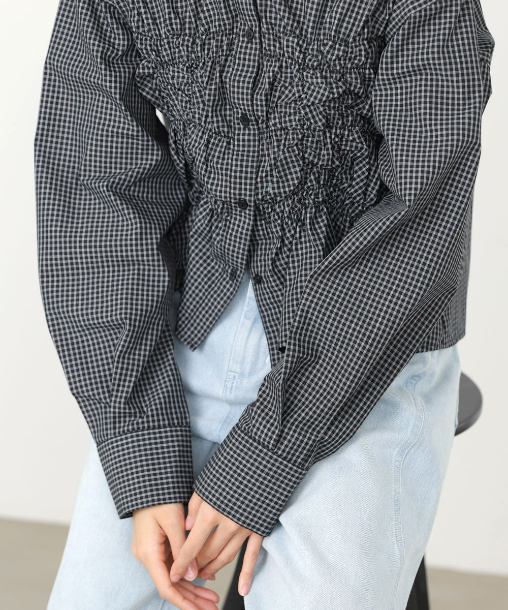 ホイップシャーリングブラウス