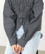 ホイップシャーリングブラウス