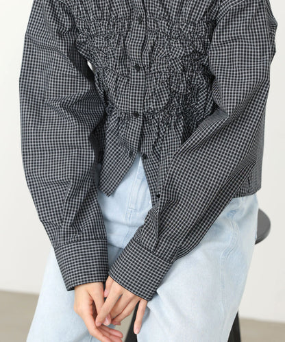 ホイップシャーリングブラウス