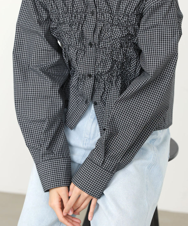 ホイップシャーリングブラウス