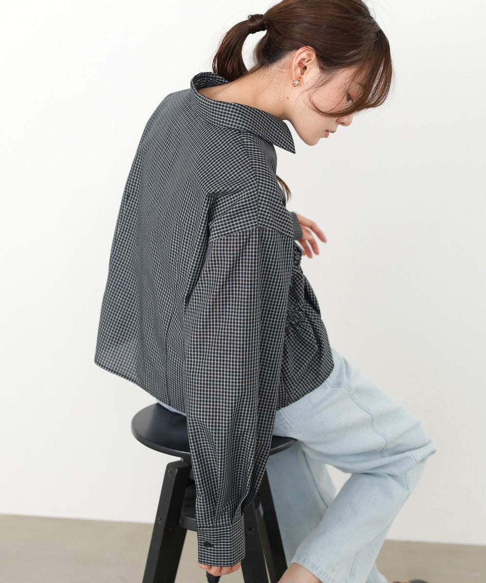 ホイップシャーリングブラウス