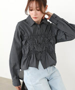 ホイップシャーリングブラウス