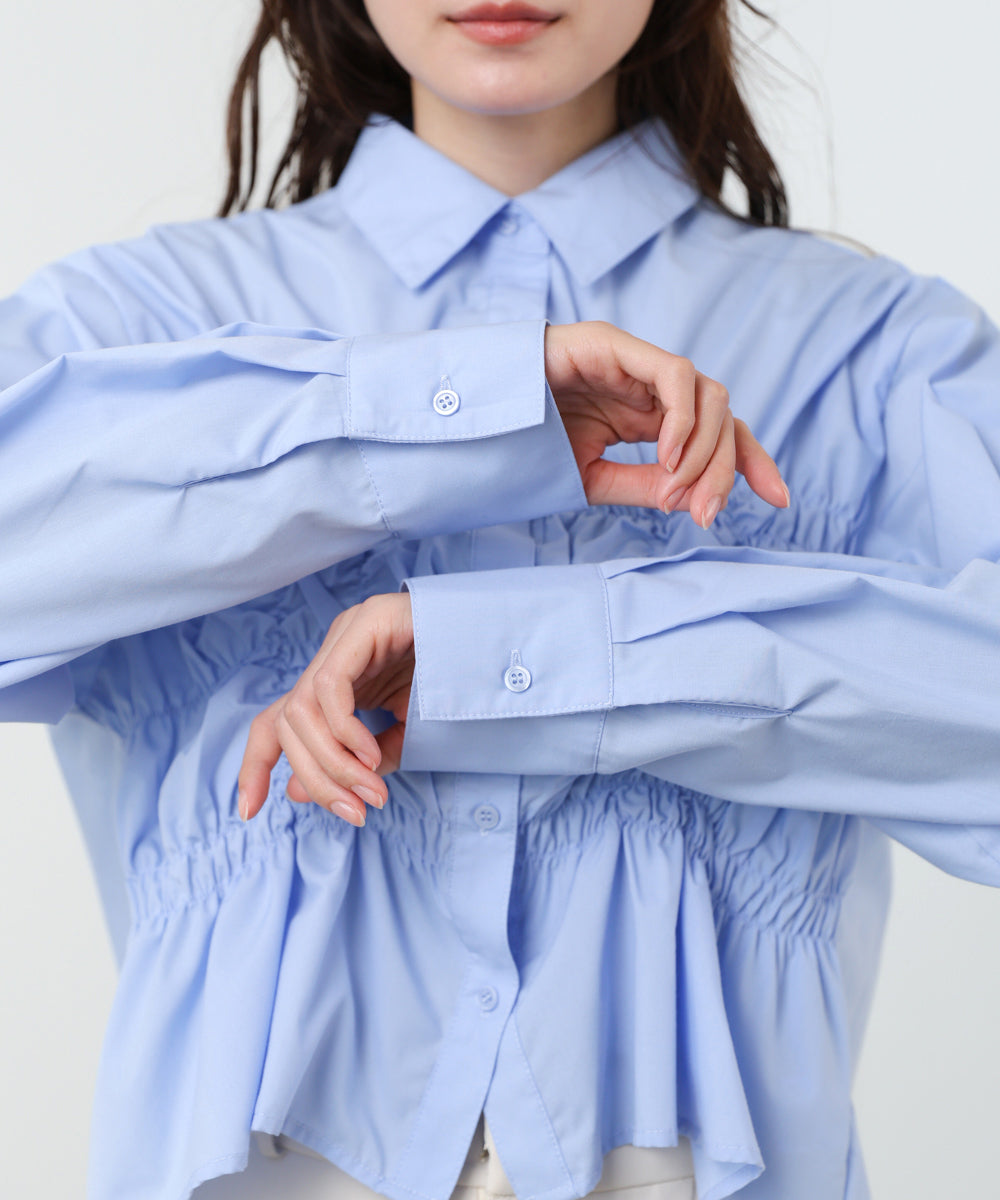 ホイップシャーリングブラウス