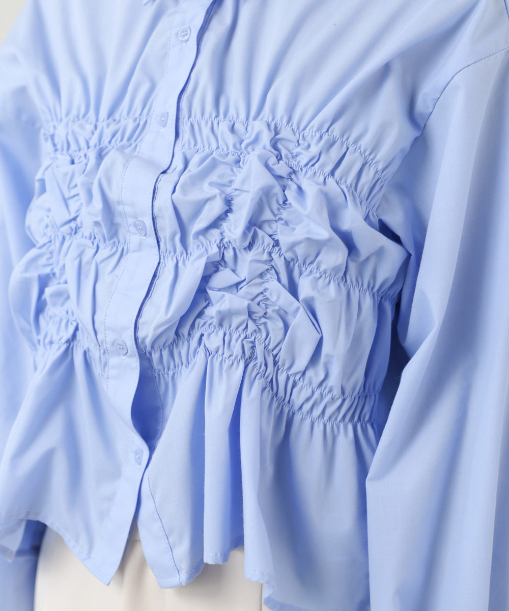 ホイップシャーリングブラウス