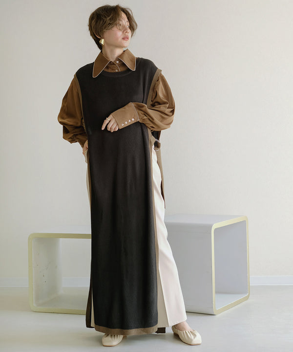 COLOR LONG VEST