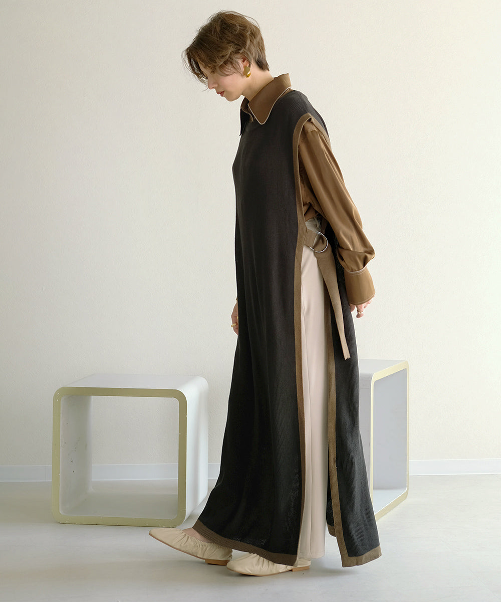 COLOR LONG VEST