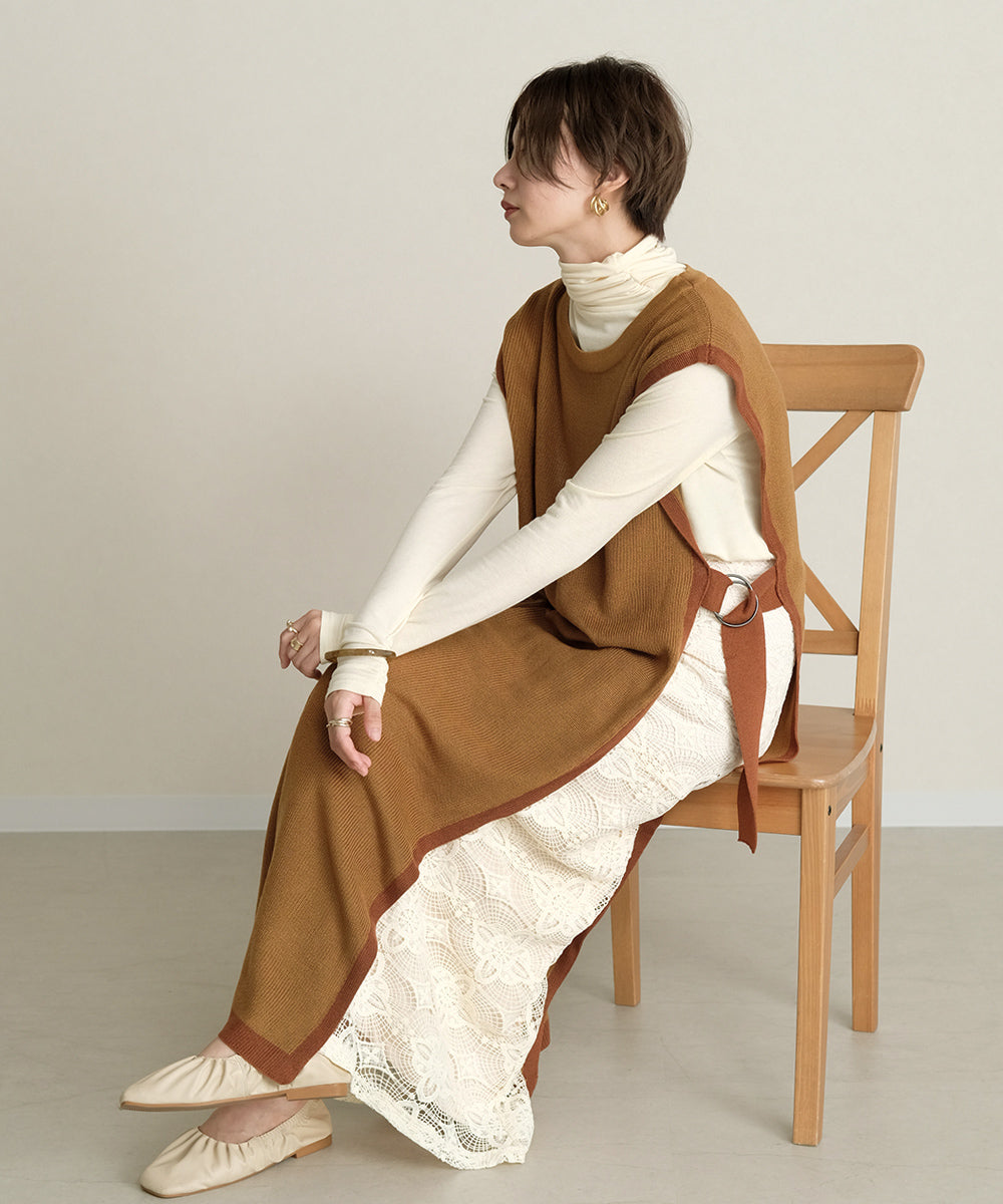 COLOR LONG VEST