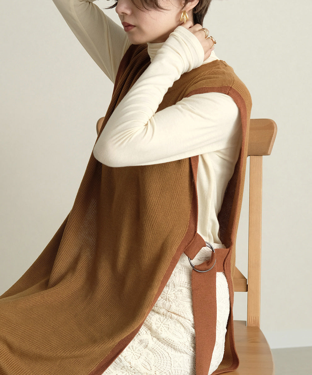 COLOR LONG VEST