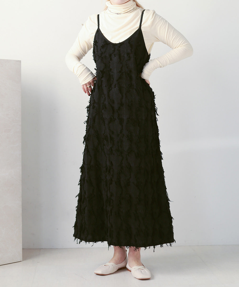 SHAGGY JACQUARD ONEPIECE