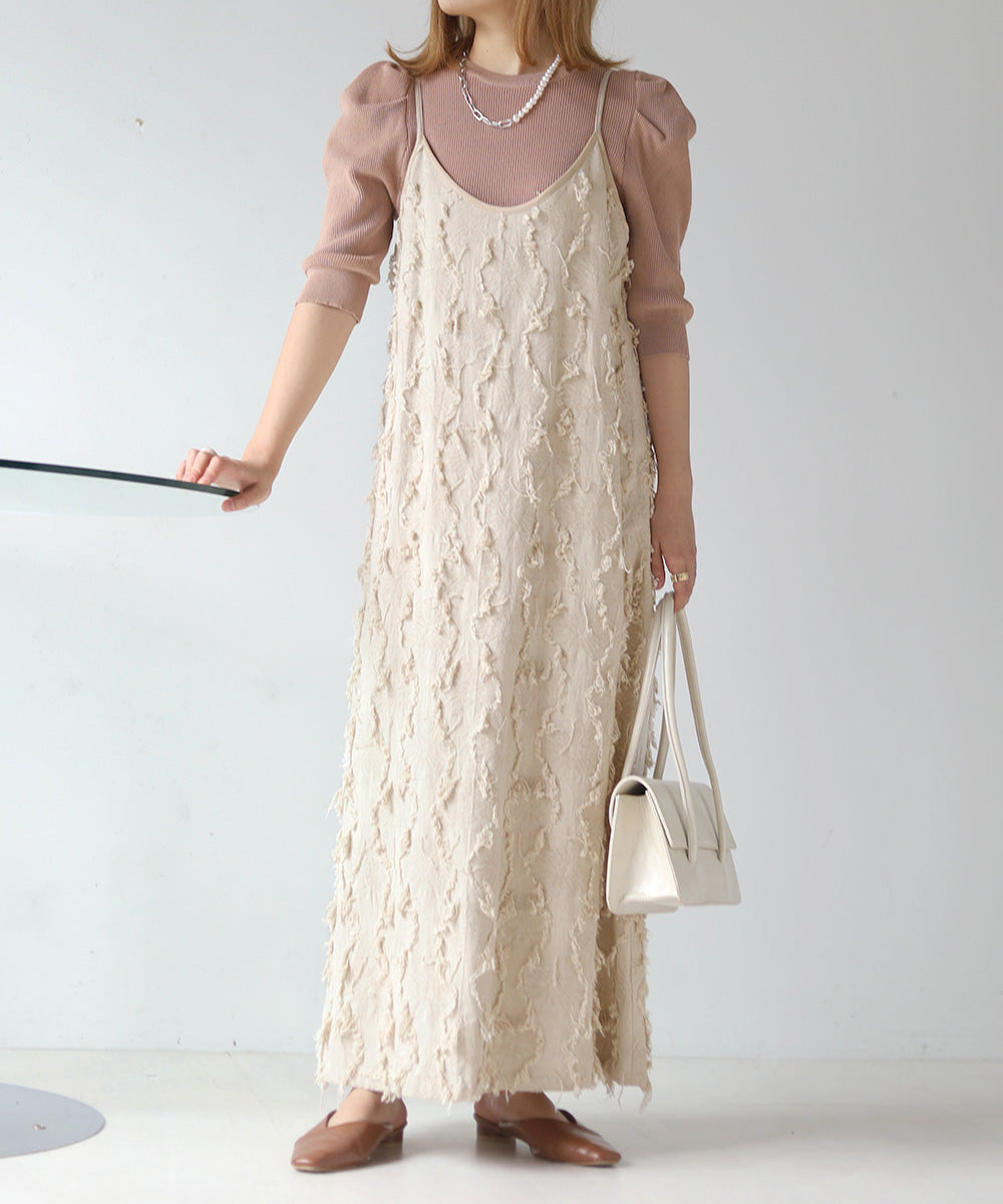 SHAGGY JACQUARD ONEPIECE