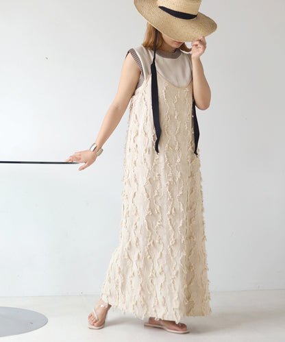 SHAGGY JACQUARD ONEPIECE