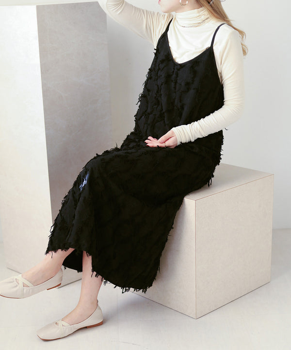 SHAGGY JACQUARD ONEPIECE