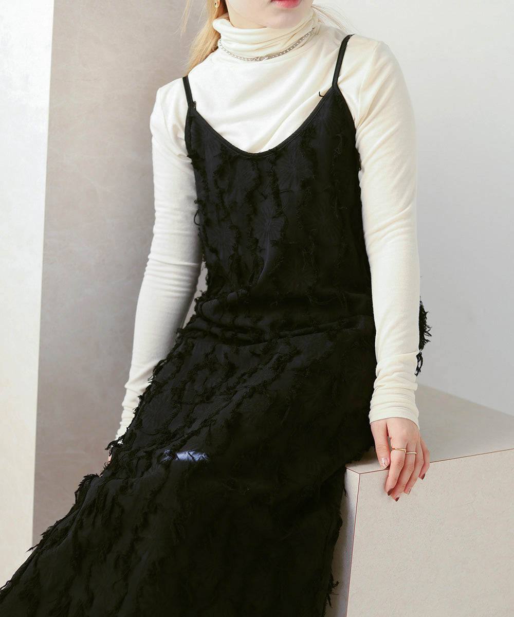 SHAGGY JACQUARD ONEPIECE
