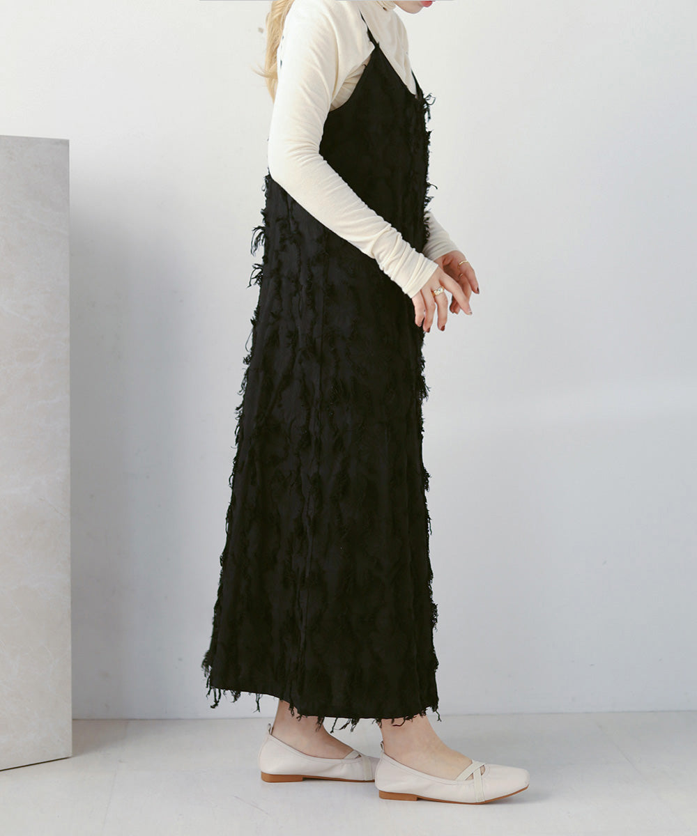 SHAGGY JACQUARD ONEPIECE