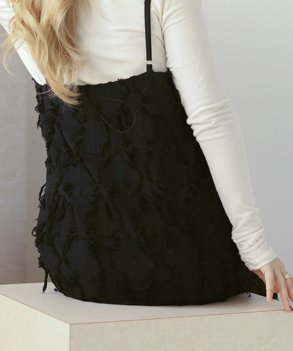 SHAGGY JACQUARD ONEPIECE