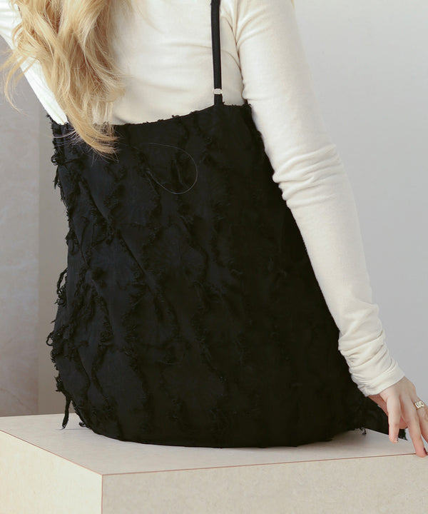 SHAGGY JACQUARD ONEPIECE