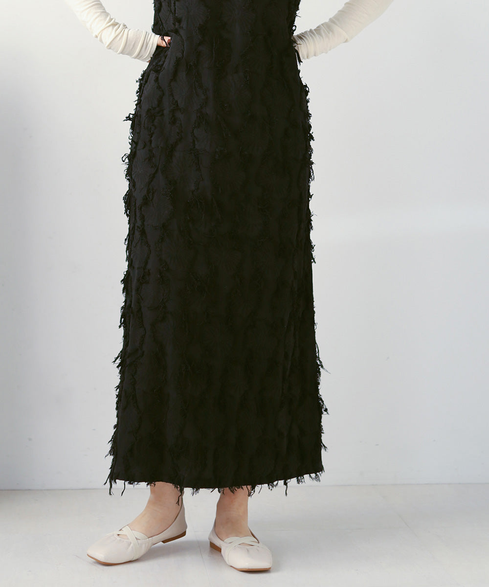SHAGGY JACQUARD ONEPIECE
