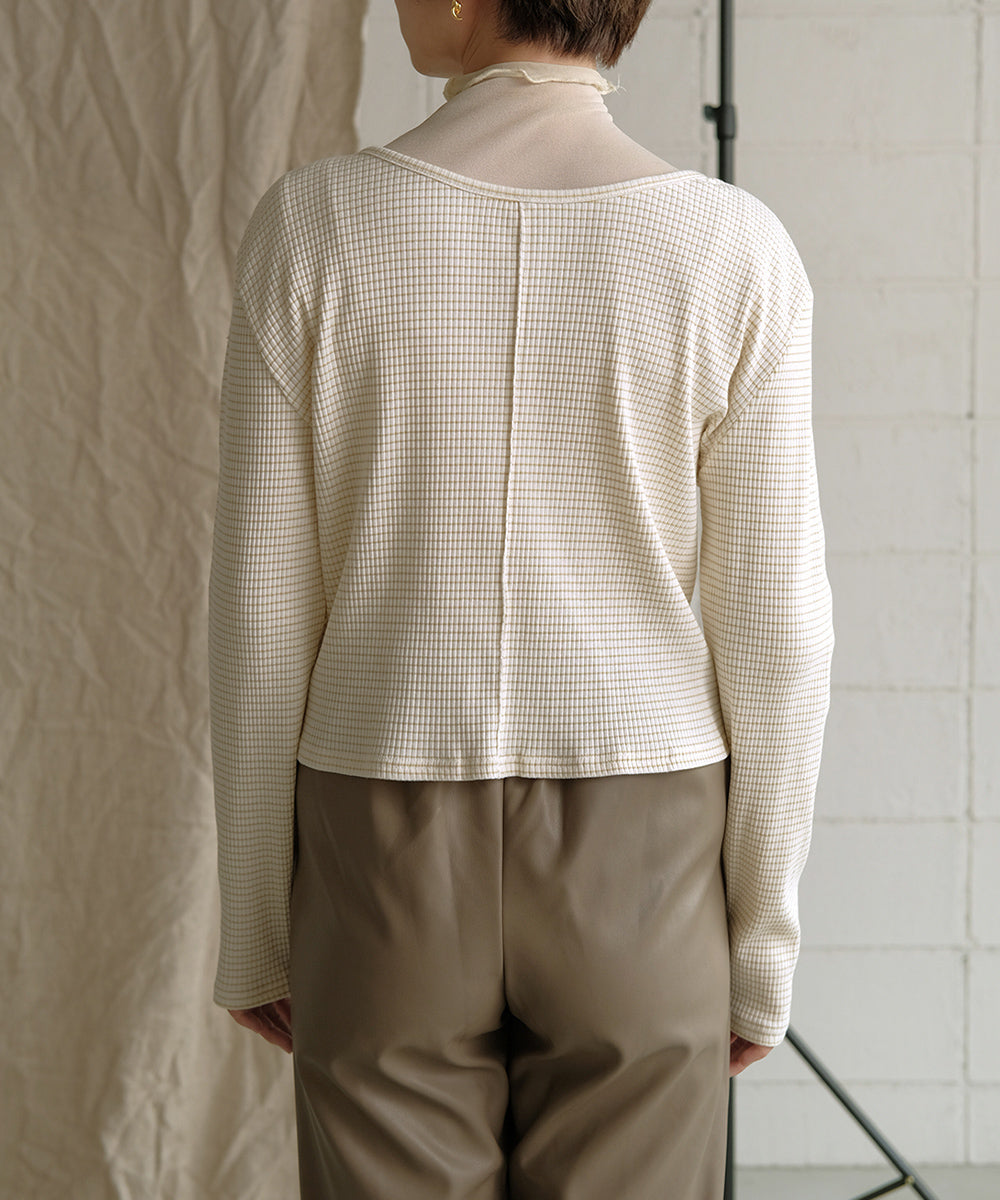 BORDER CARDIGAN