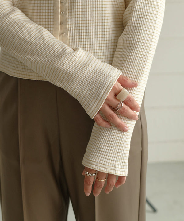 BORDER CARDIGAN